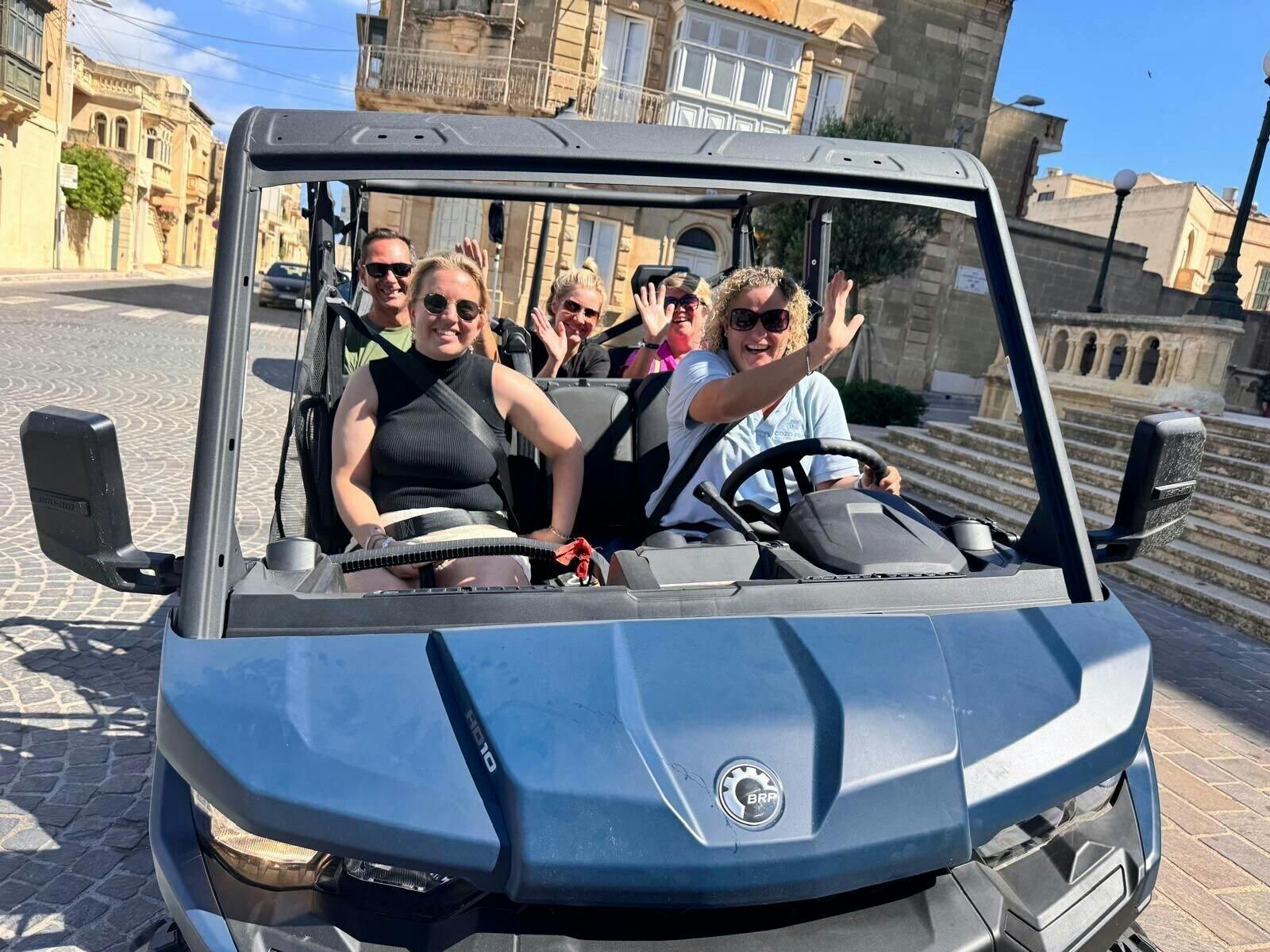 Full-day Gozo sightseeing UTV tour