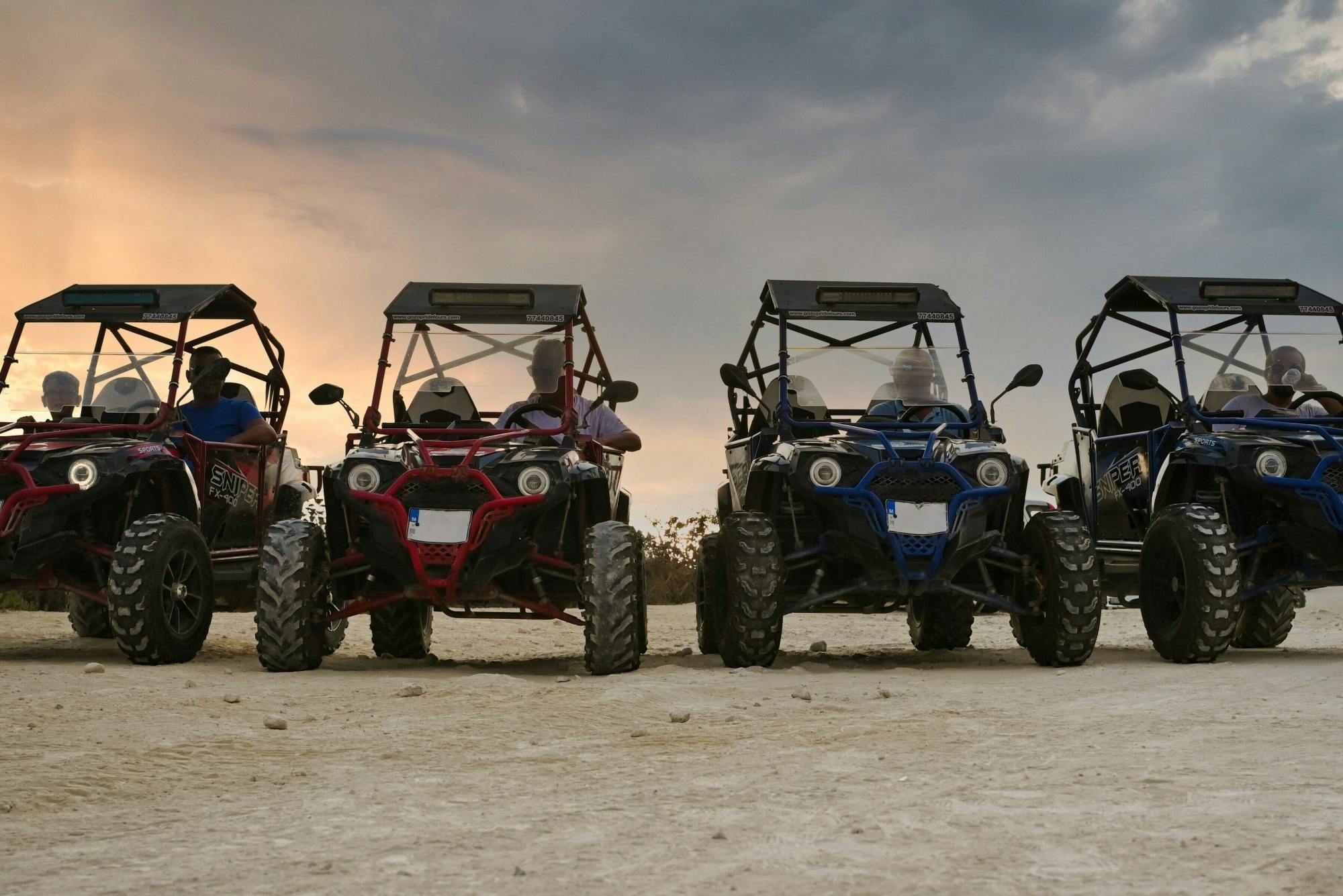 Gozo sunset buggy tour with swimming in Comino