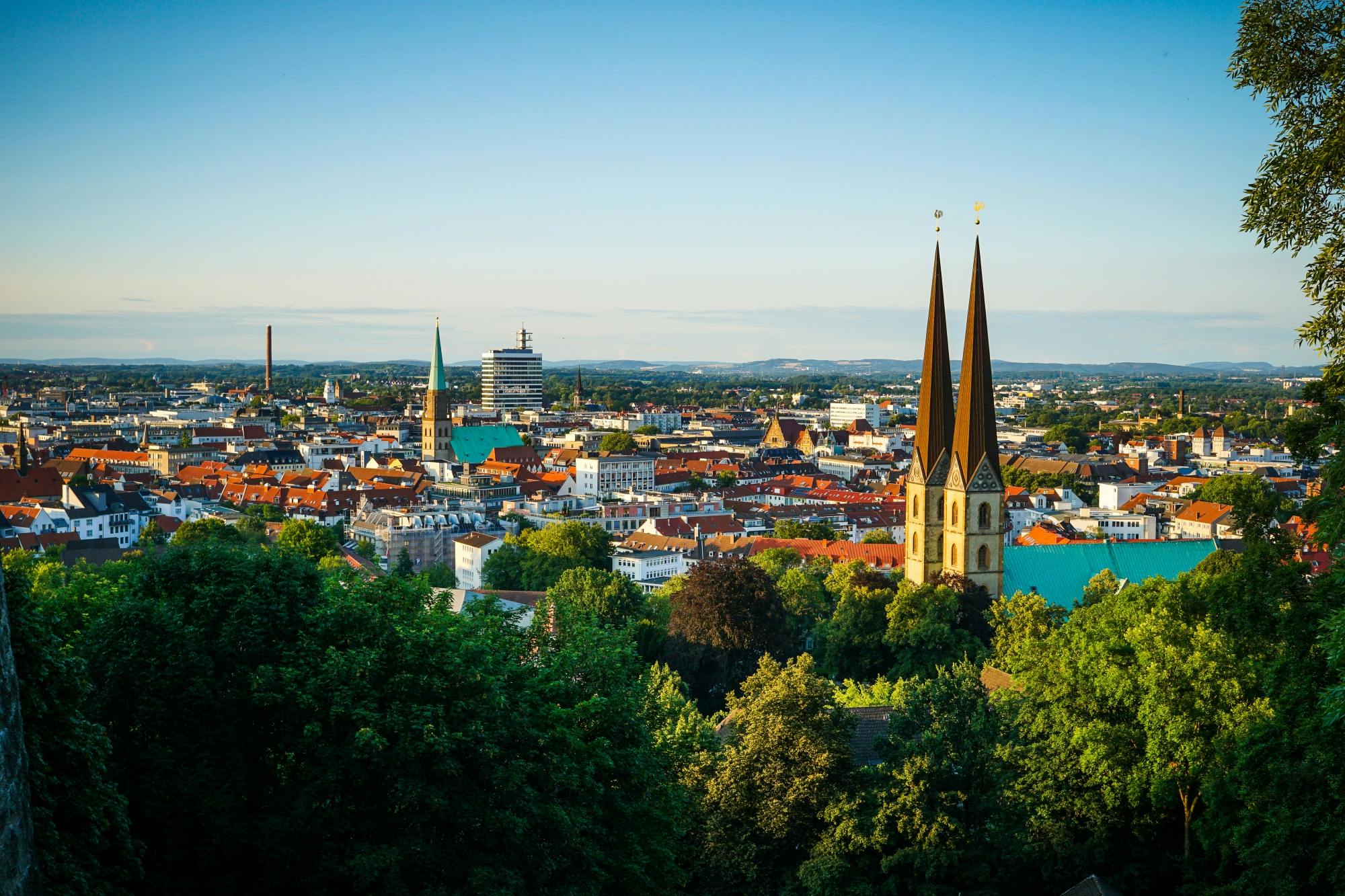 Visite à pied express de 60 minutes à Bielefeld avec un habitant de la ville
