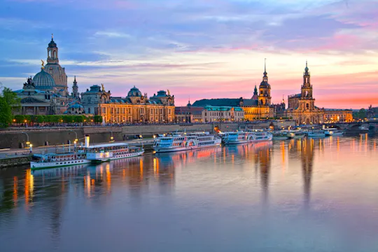 Private architecture walk through Dresden with a local expert