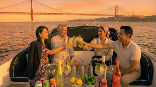 Pastel de nata, bar y delfines en un crucero por Lisboa
