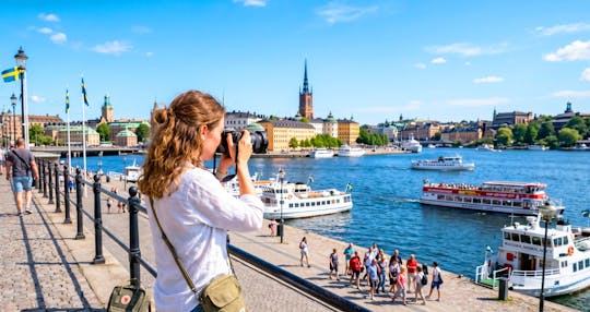 Bilhetes combinados de Estocolmo com autocarro hop-on hop-off e passeio de barco