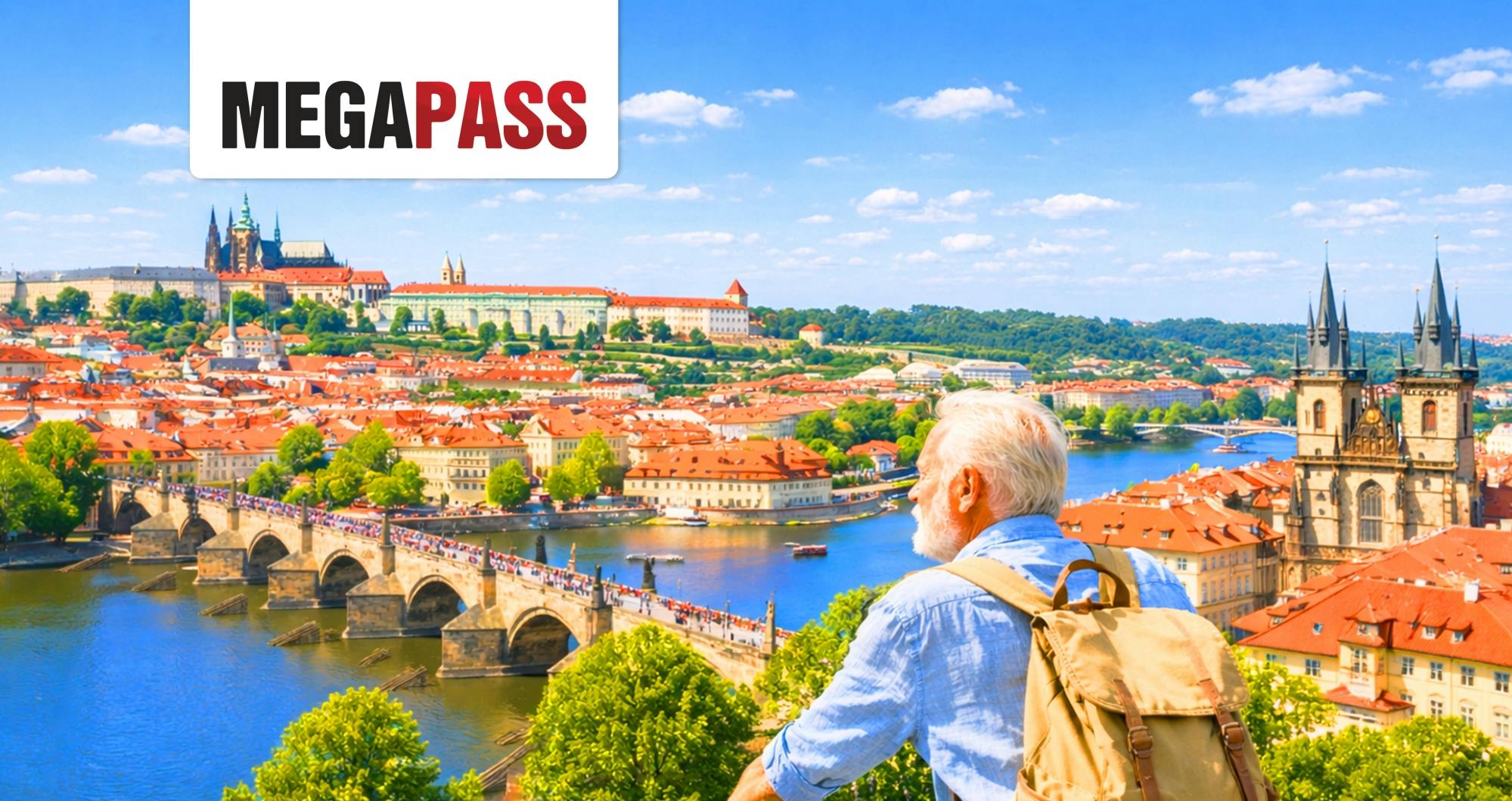 Prague city pass con visita guiada, audioguía y e-Sim