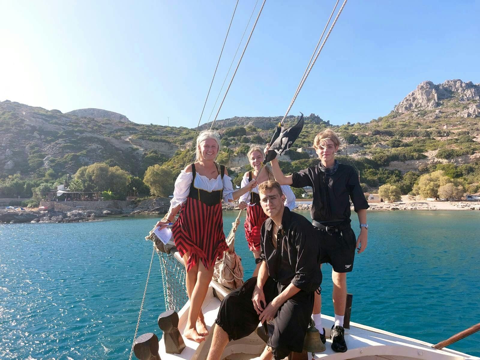 Pirates of Rhodes family-friendly themed cruise