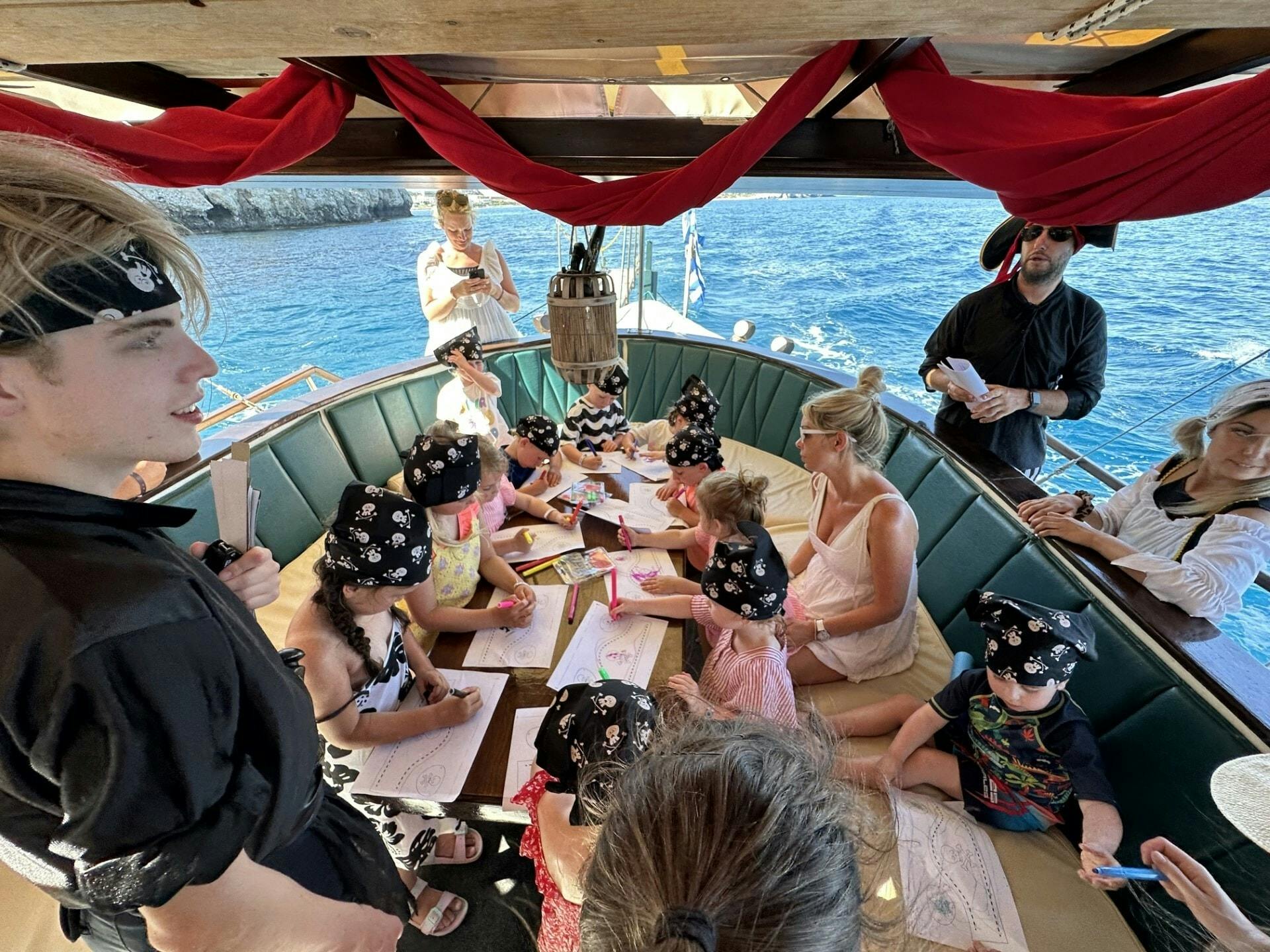 Pirates of Rhodes family-friendly themed cruise