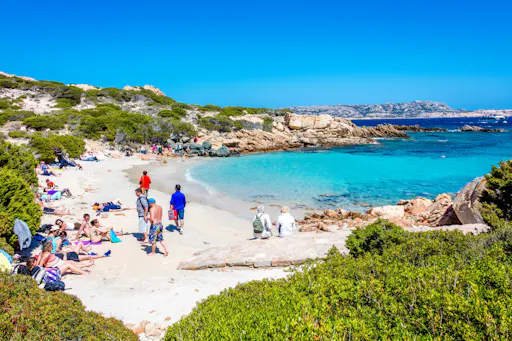 La Maddalena boat tour from Golfo Aranci