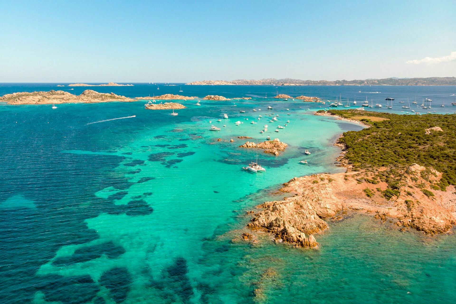 La Maddalena boat tour from Golfo Aranci