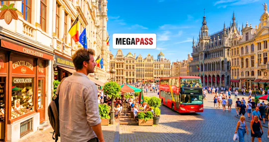 Brussel pas met hop-on ho-off tour, Atomium, Choco Story en meer