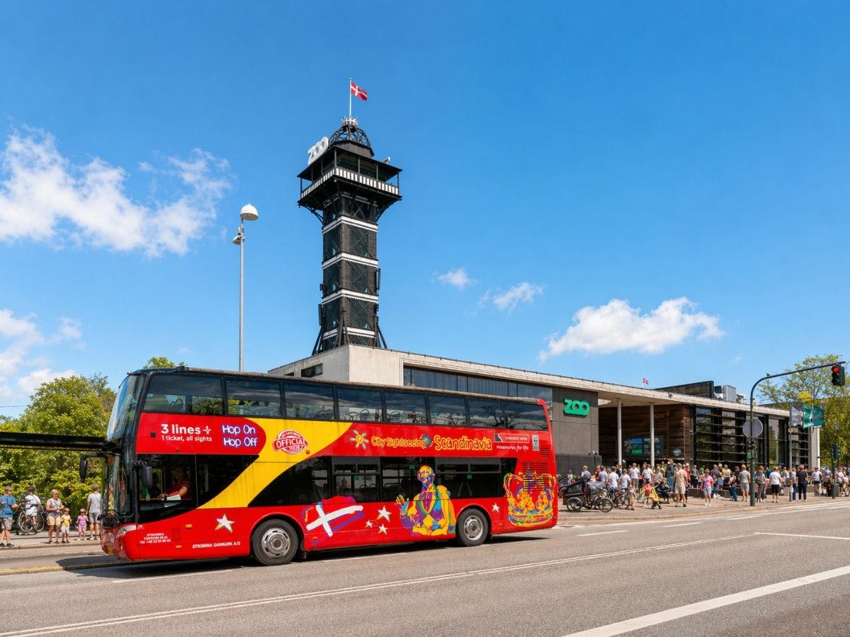 Excursão de autocarro turístico de Copenhaga de 48 horas, com embarque e desembarque