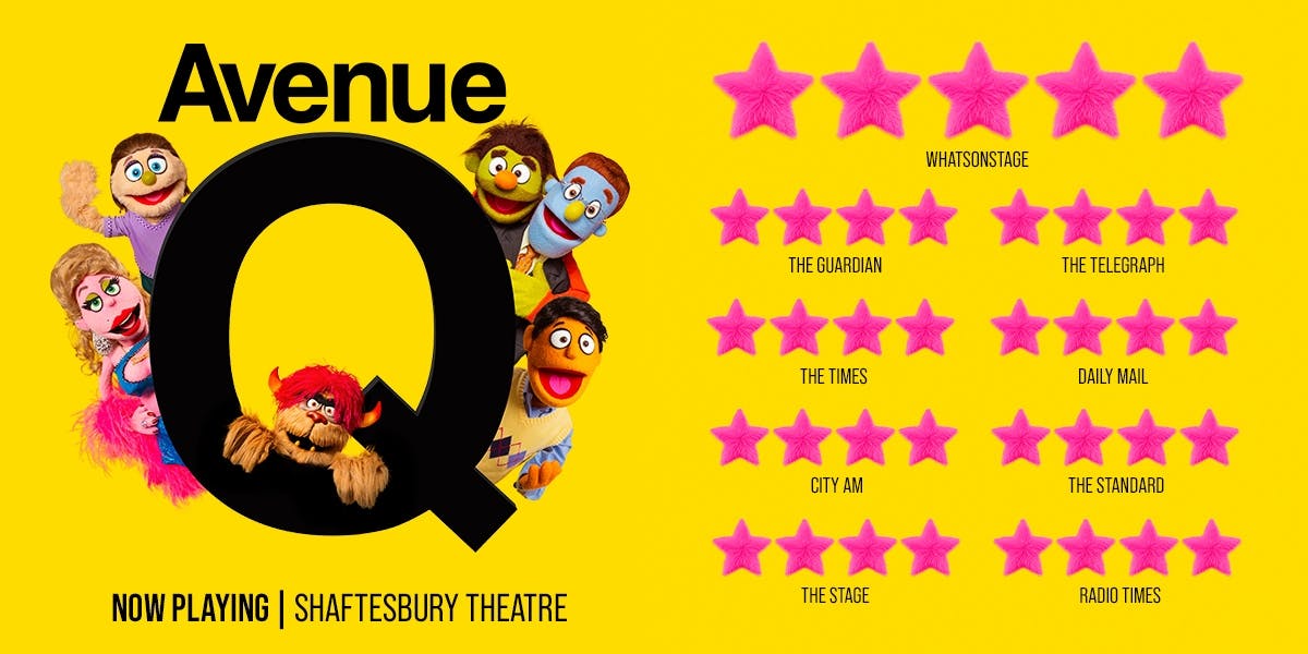 Toegangskaart Avenue Q de musical in Londen