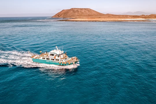 Ferry aller-retour pour l'île de Lobos avec autorisation de Corralejo