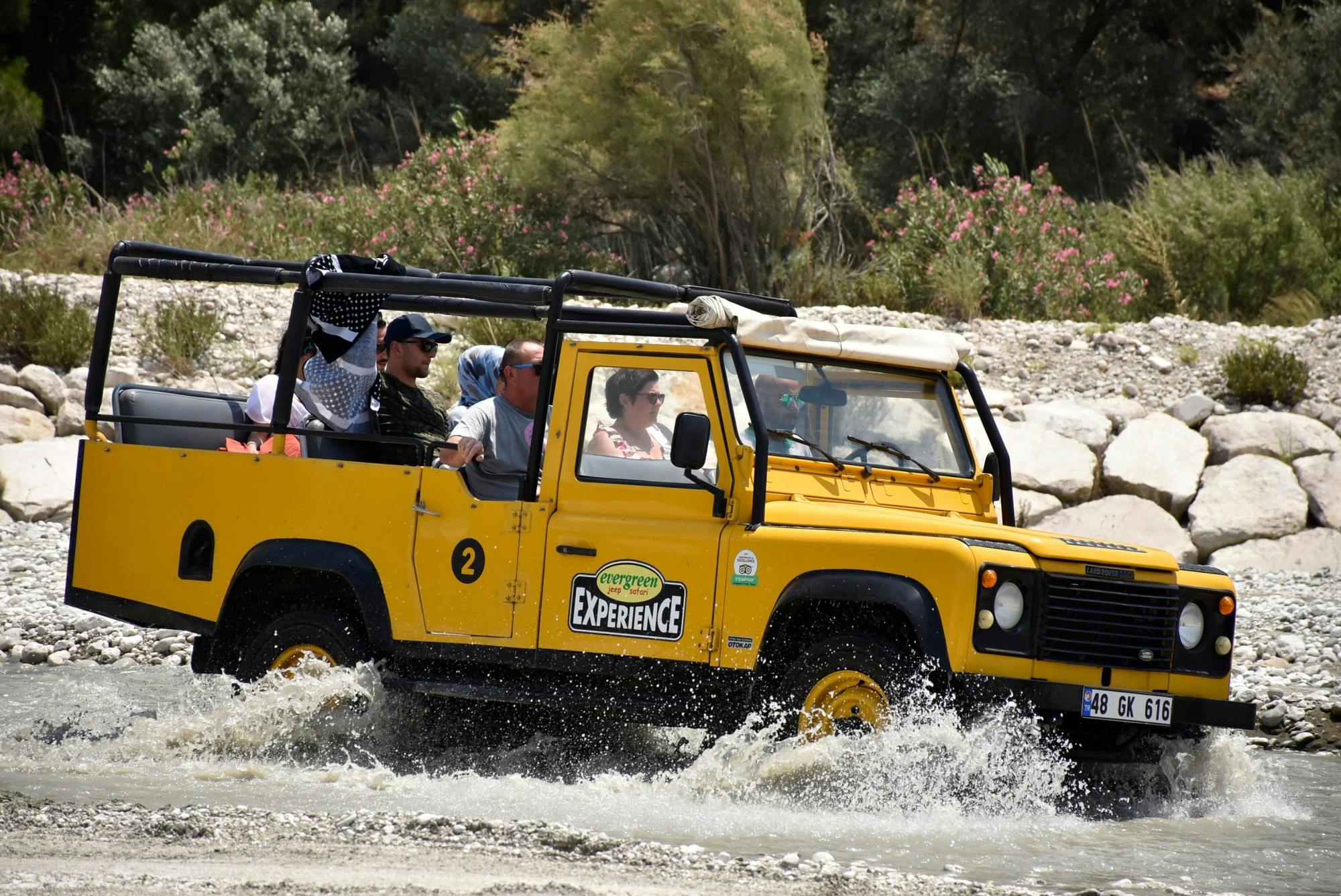 Fethiye 4x4 safari tour to Saklıkent Gorge and Gizlikent Waterfall