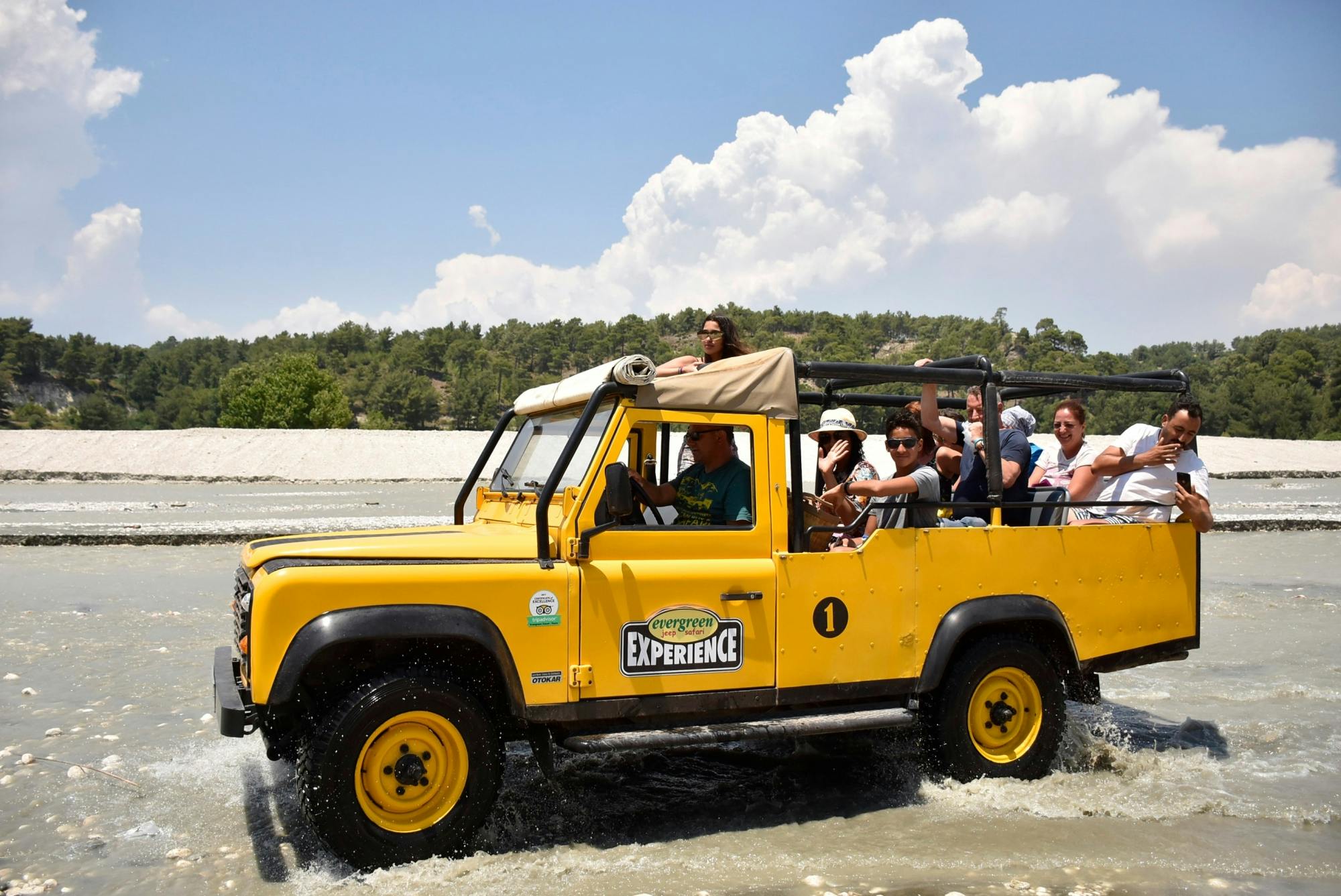 Fethiye 4x4 safari tour to Saklıkent Gorge and Gizlikent Waterfall