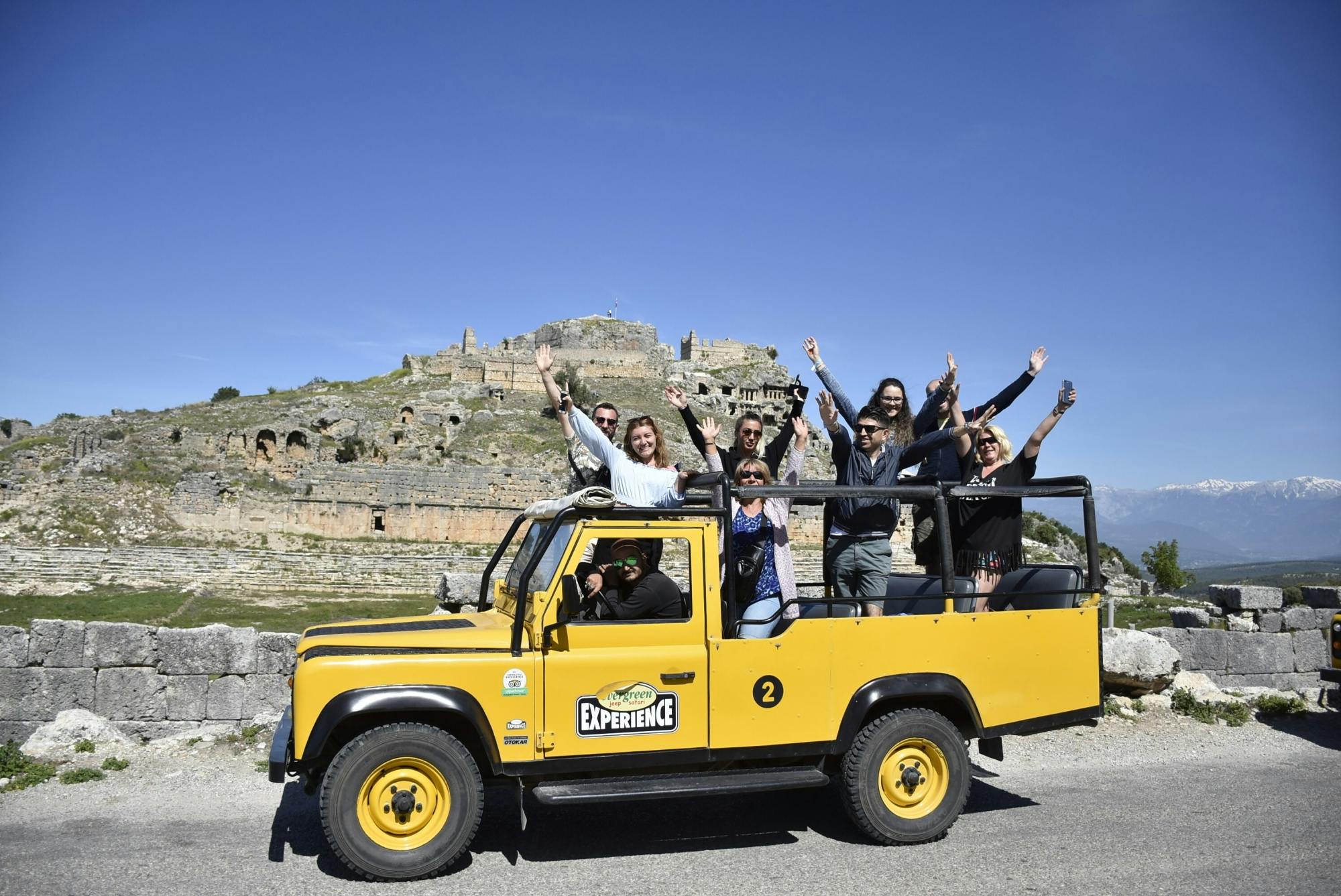 Fethiye 4x4 safari tour to Saklıkent Gorge and Gizlikent Waterfall