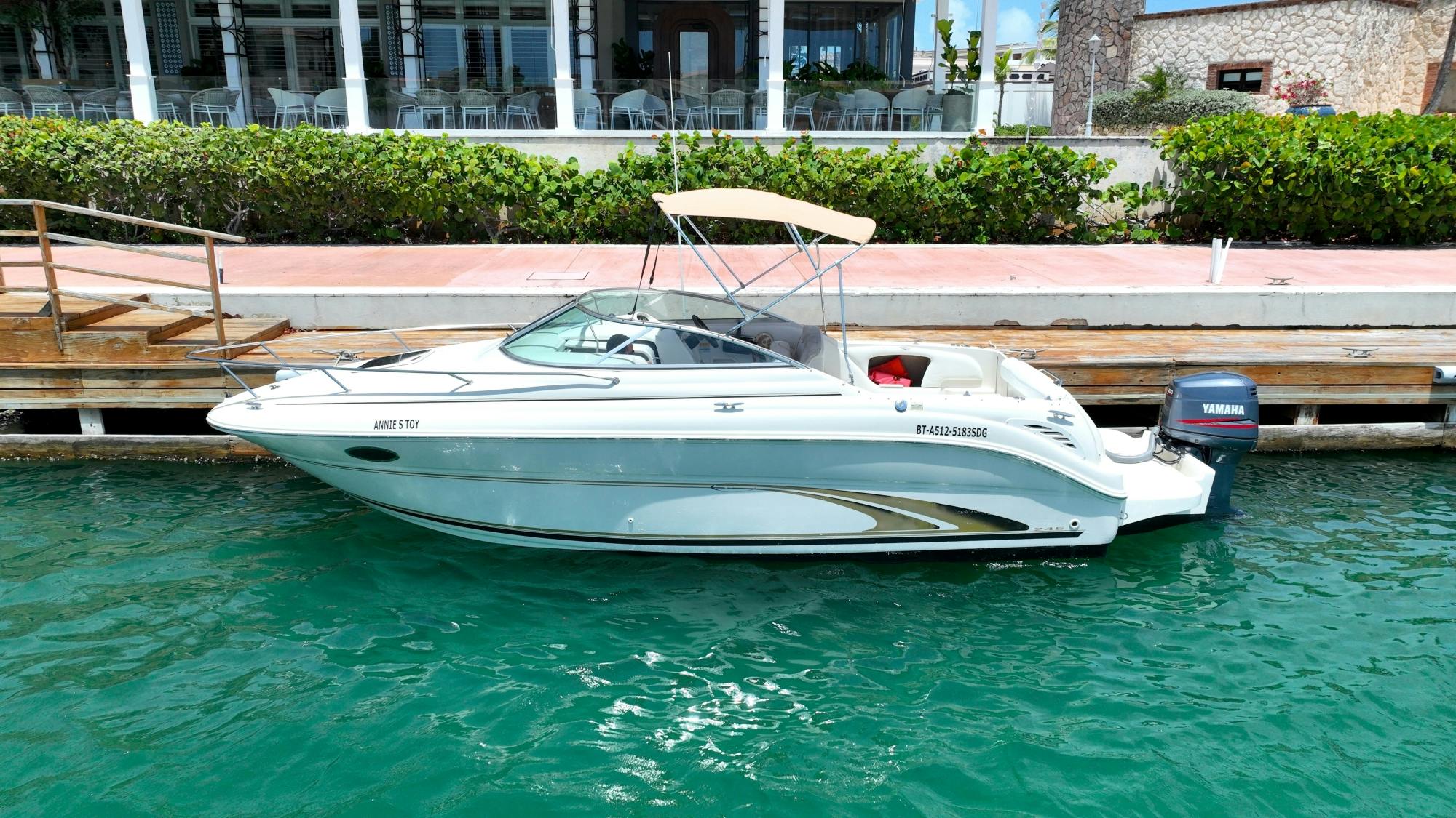 Private Sea Ray yacht trip from Cap Cana Marina