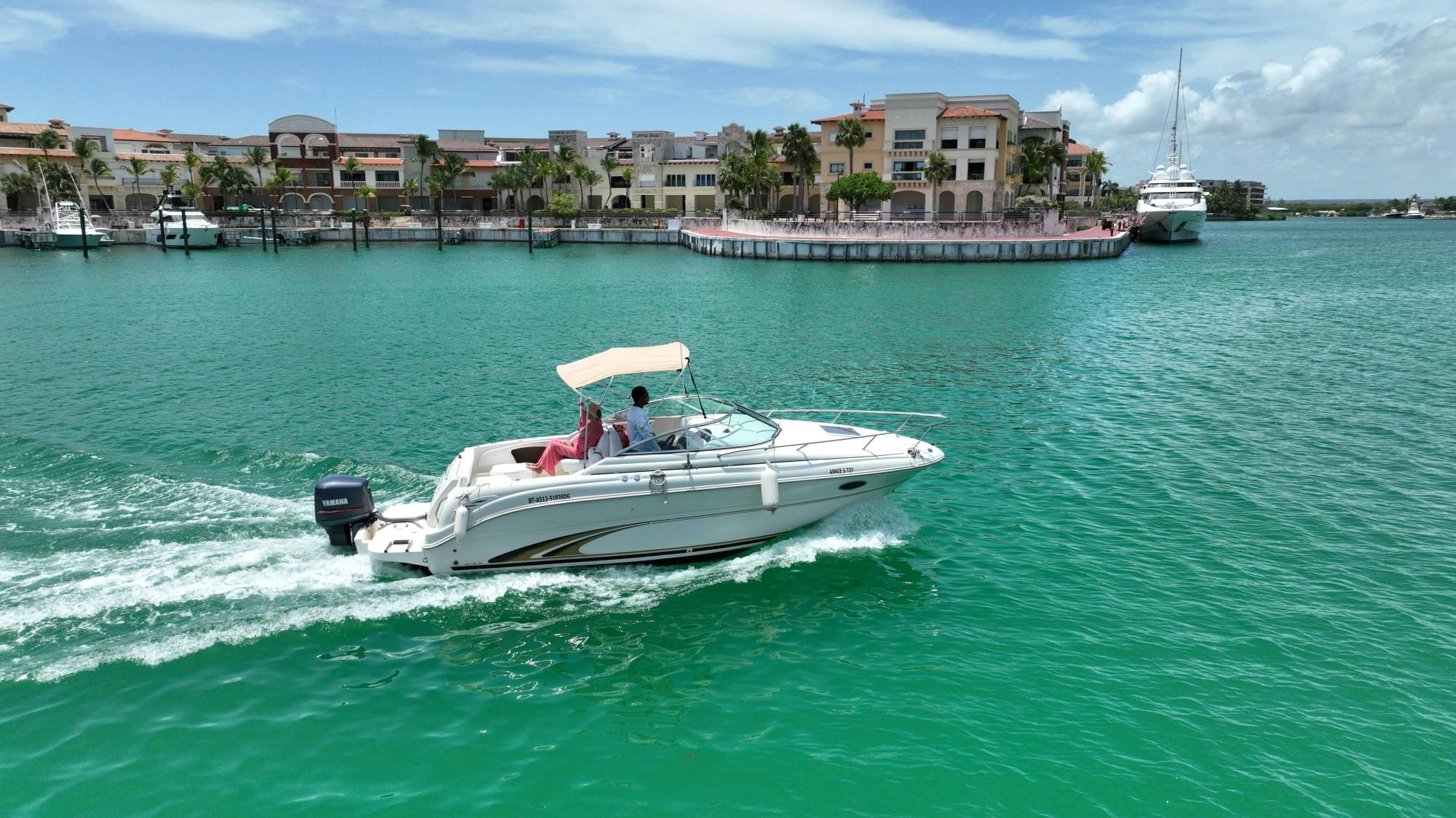 Private Sea Ray yacht trip from Cap Cana Marina