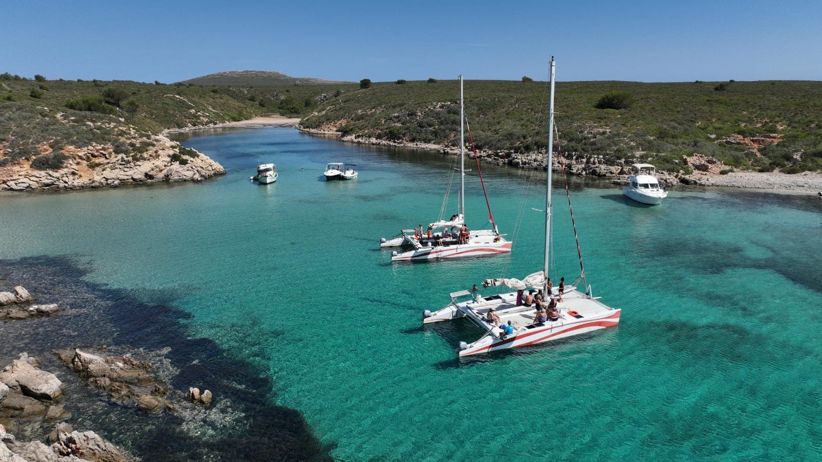 Exclusive Catamaran Tour Along North Menorca's Coast