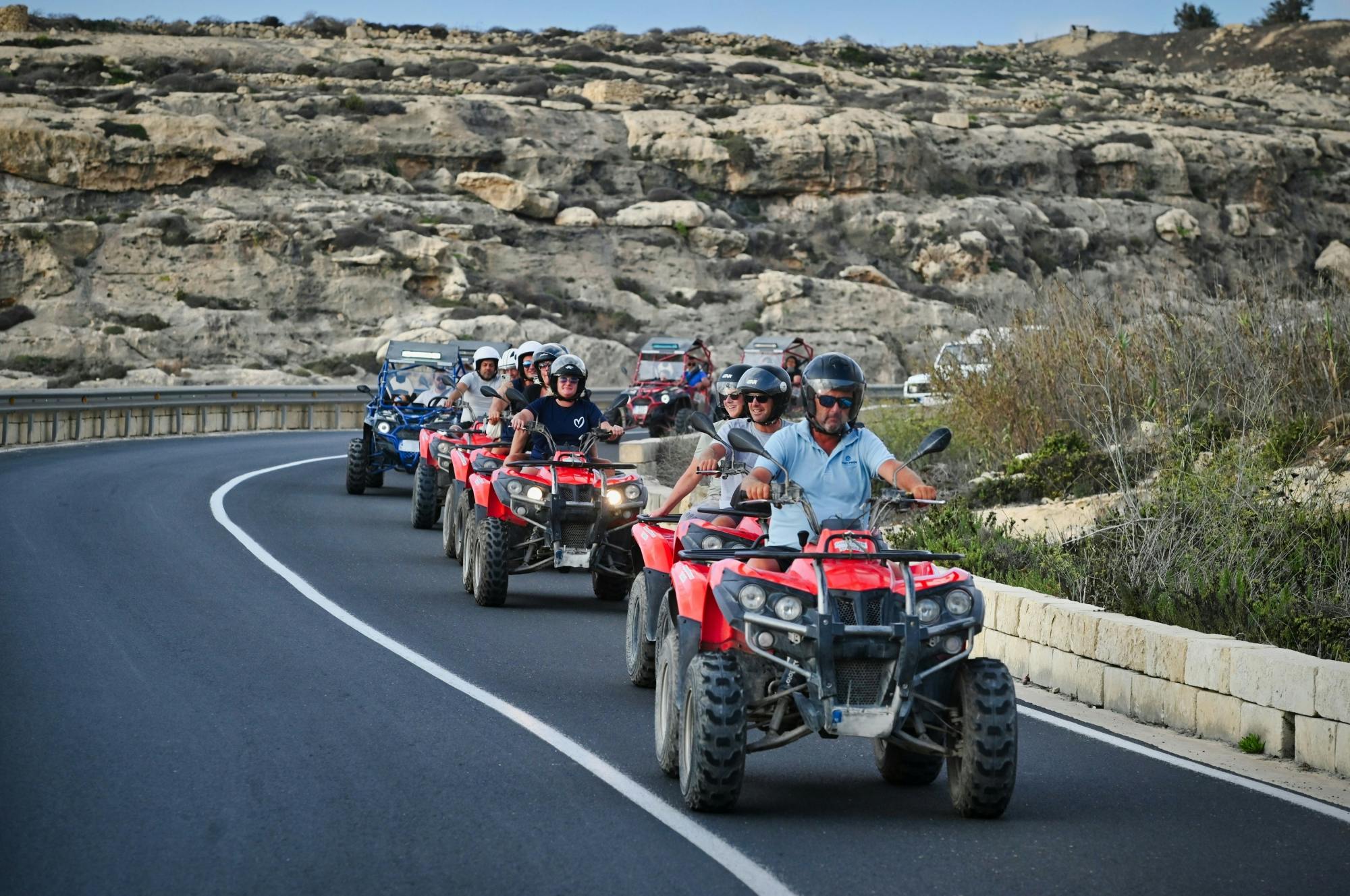 Quad bike sunset tour in Gozo