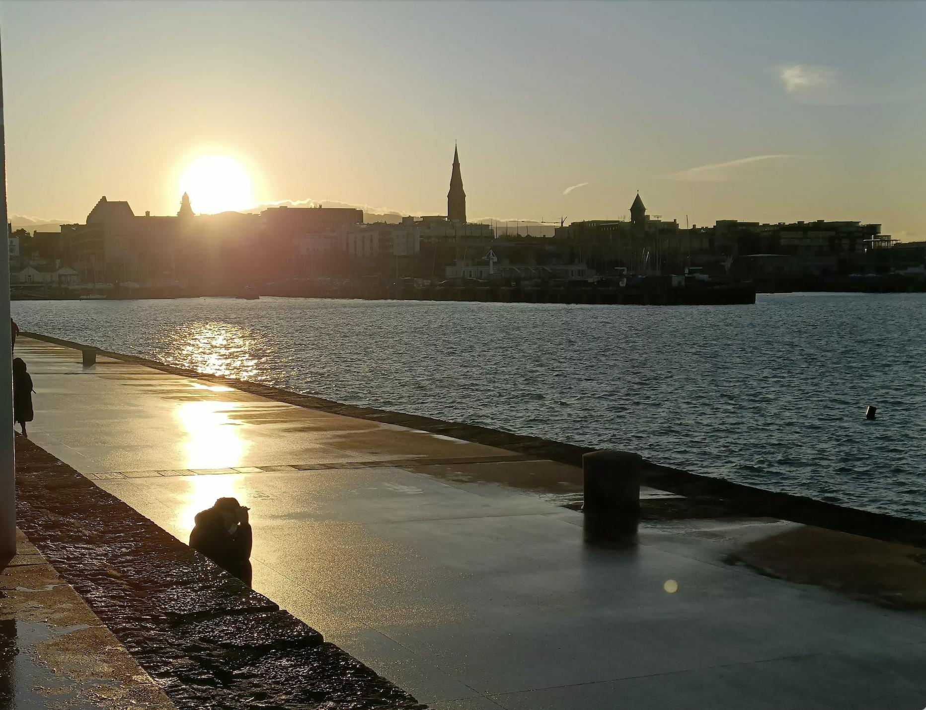 Dún Laoghaire audio tour with harbour history and coastal views