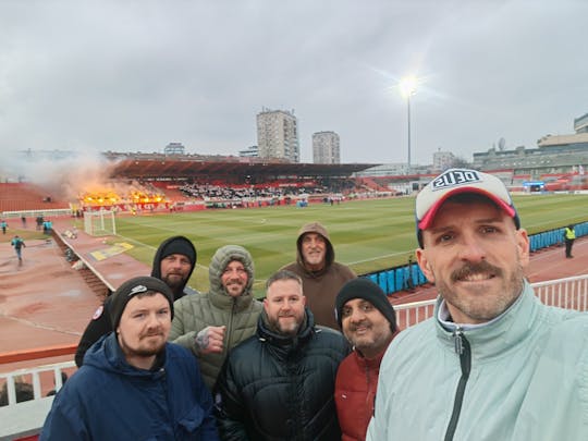 Belgrade football matchday experience with local