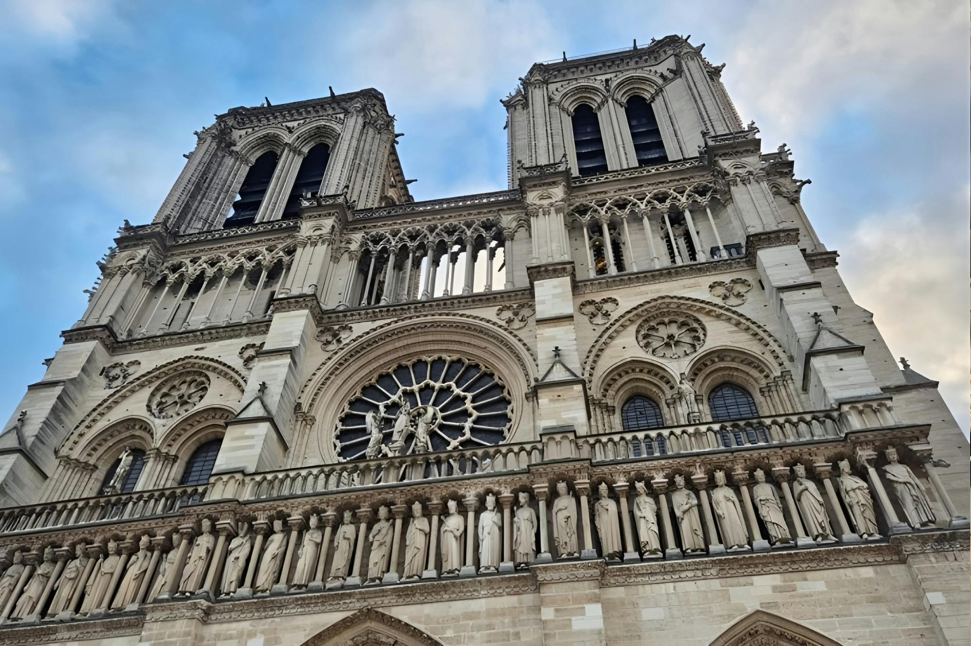 Visita guiada interior y exterior de la catedral de Notre Dame con tiempo libre