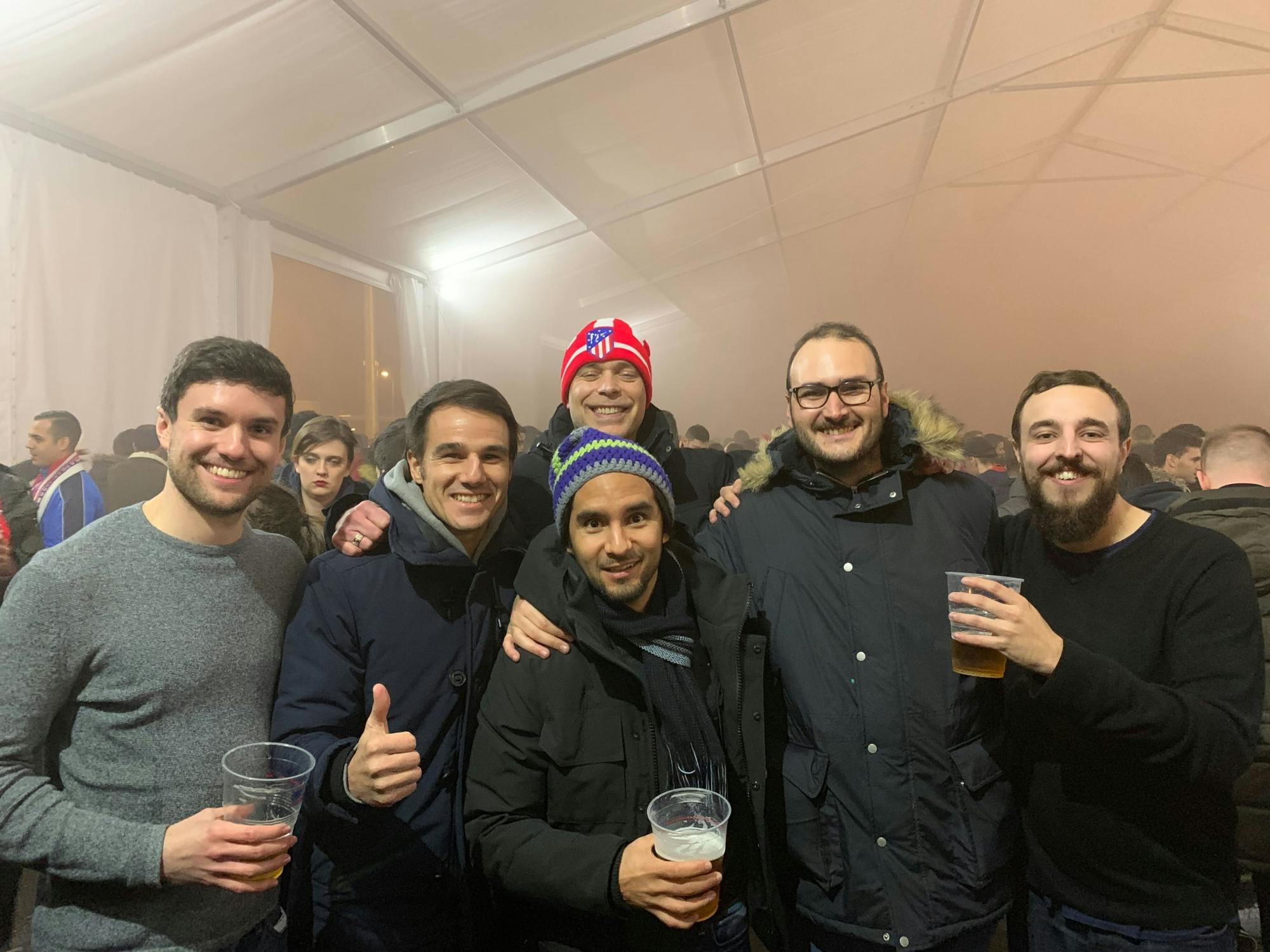 La experiencia de un partido de fútbol del Atlético de Madrid