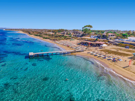 Geführte Halbtagestour durch Varosha und Salamis Beach mit Mittagessen