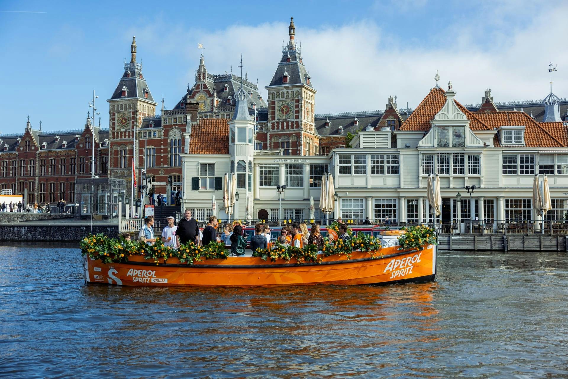 Croisière Aperol Spritz à Amsterdam