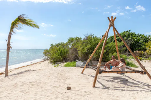 Tulum, cenote swim, turtle snorkelling and beach club combo tour