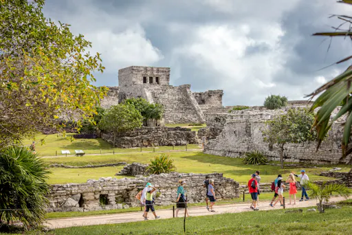 Tulum, cenote swim, turtle snorkelling and beach club combo tour