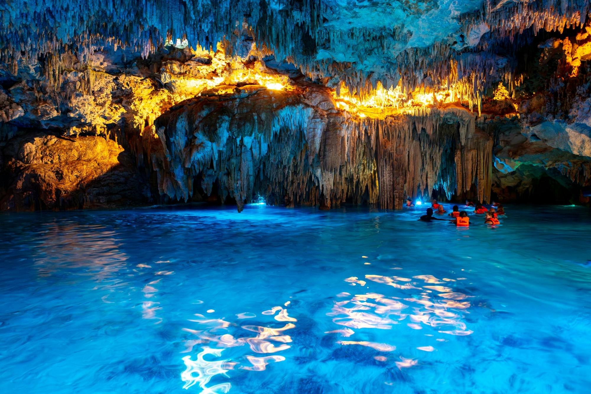 Tulum, cenote swim, turtle snorkelling and beach club combo tour