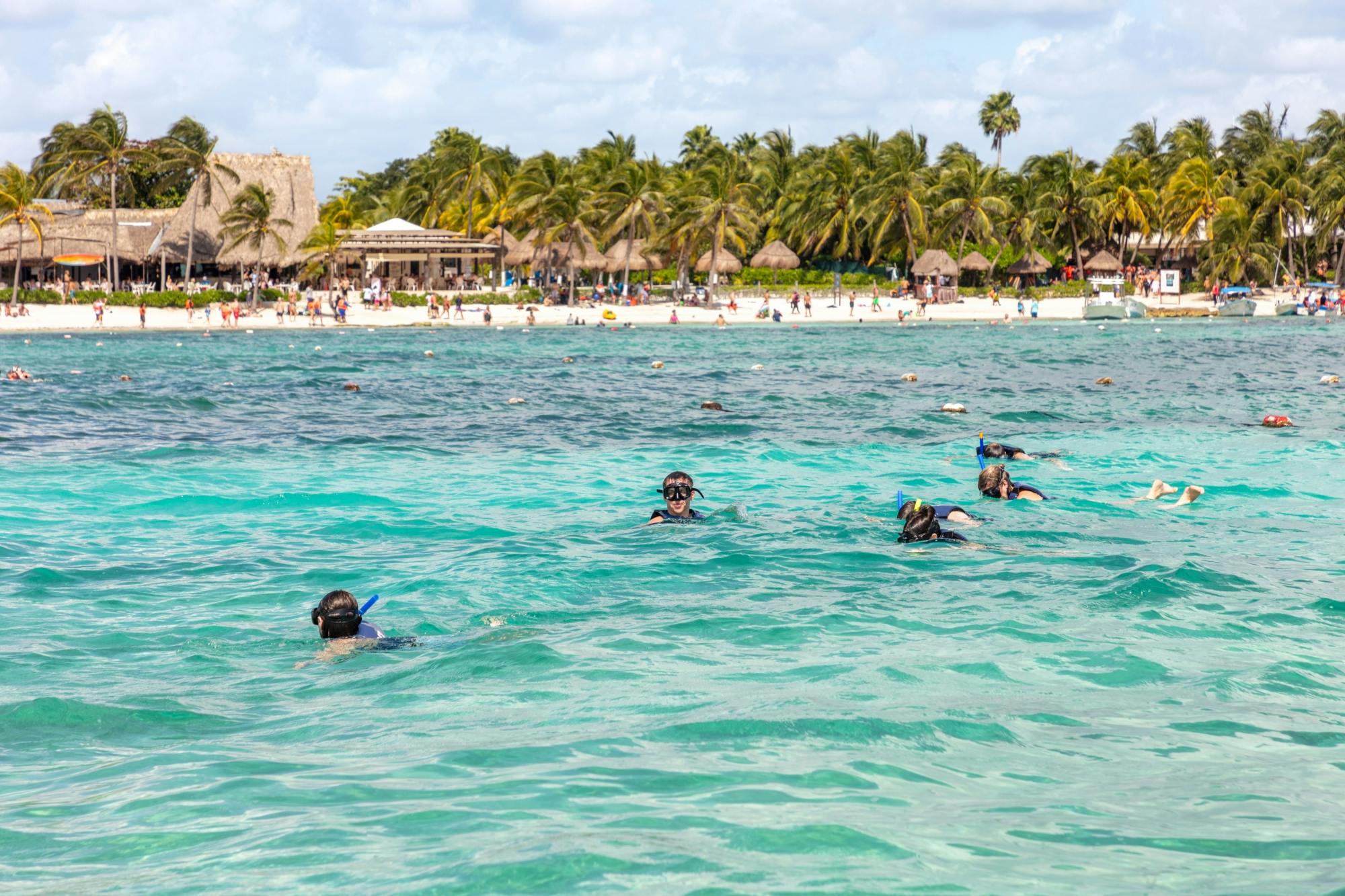 Tulum, cenote swim, turtle snorkelling and beach club combo tour