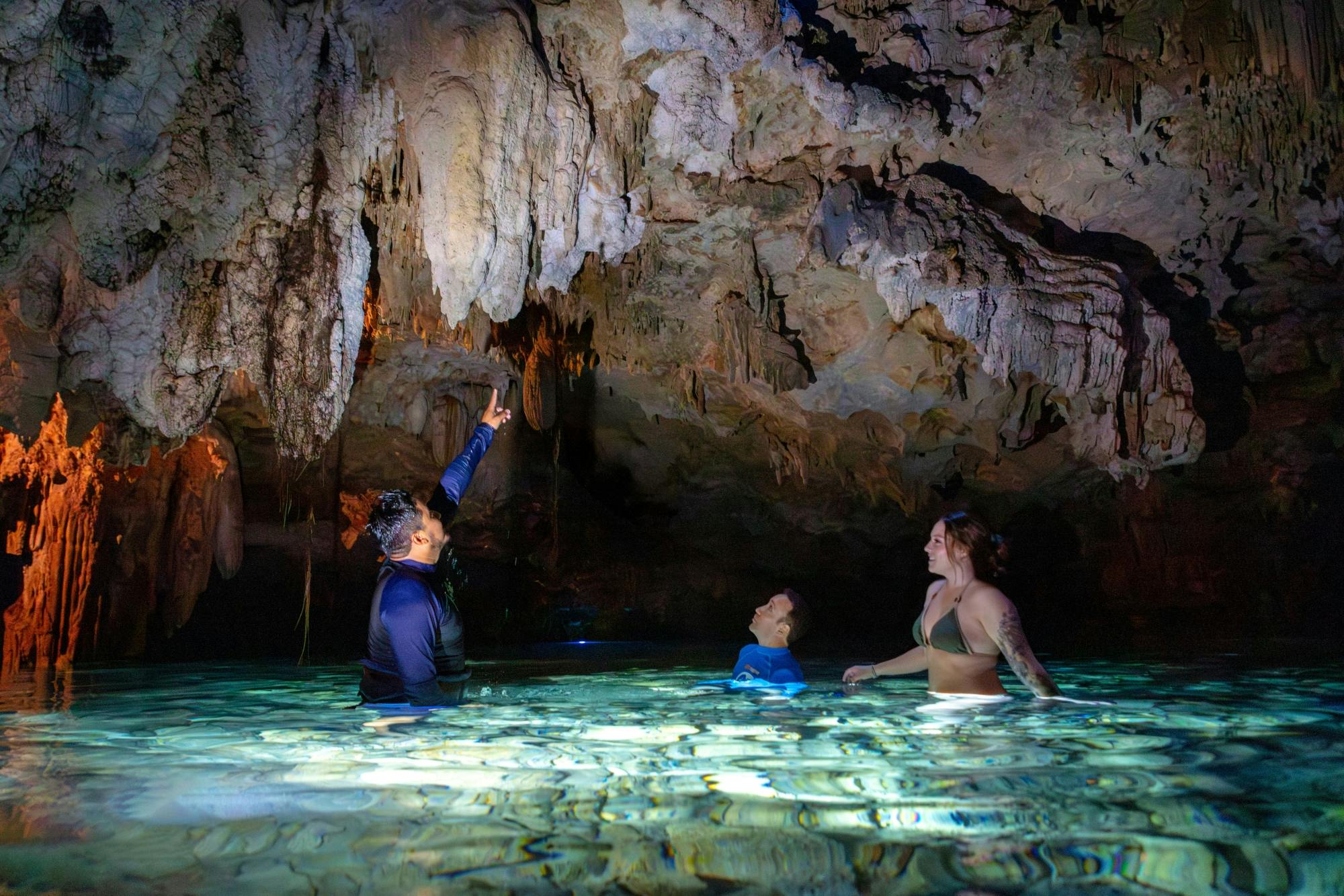 Tulum, cenote swim, turtle snorkelling and beach club combo tour