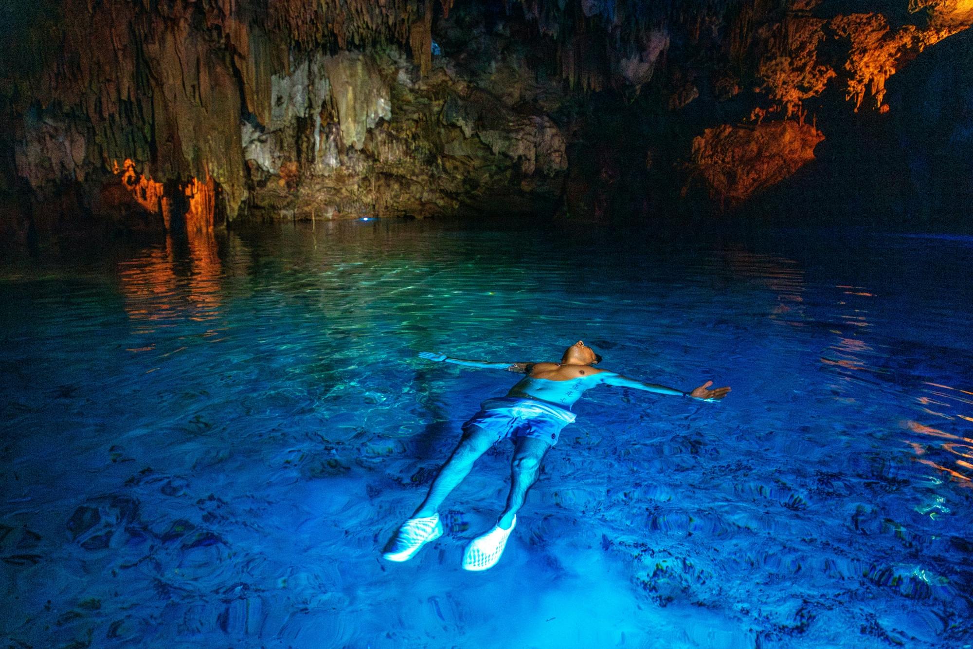Tulum, cenote swim, turtle snorkelling and beach club combo tour