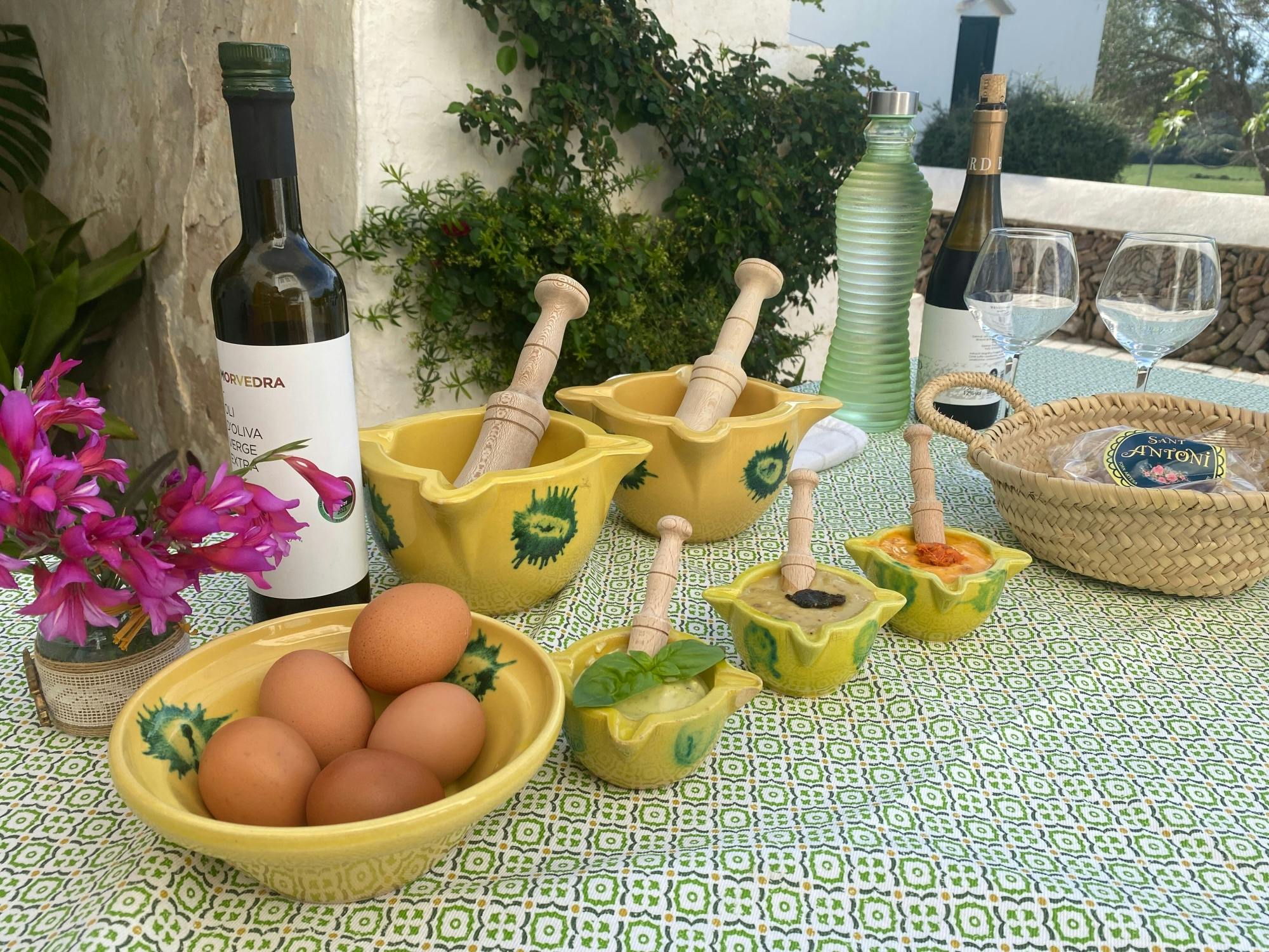 Traditional mayonnaise workshop in Menorca