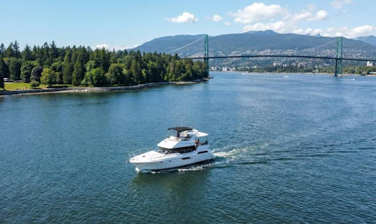 Adults‑only yacht cruise along Vancouver's coastline with drinks