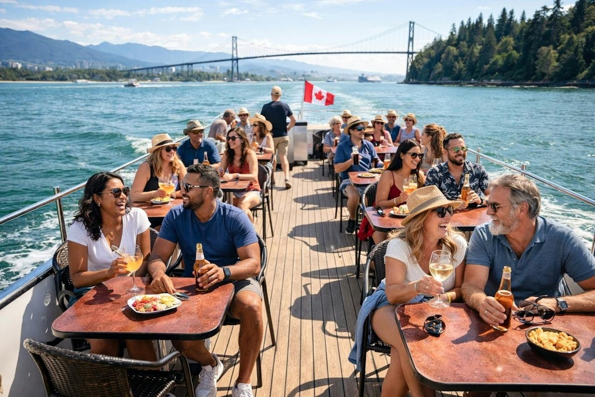 Vancouver waterkant sightseeing cruise met een lokale gids
