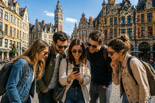 Lille outdoor mystery game in the old town