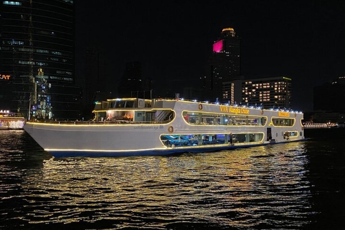 Cruzeiro no rio VIVA Alangka com jantar e cabaret