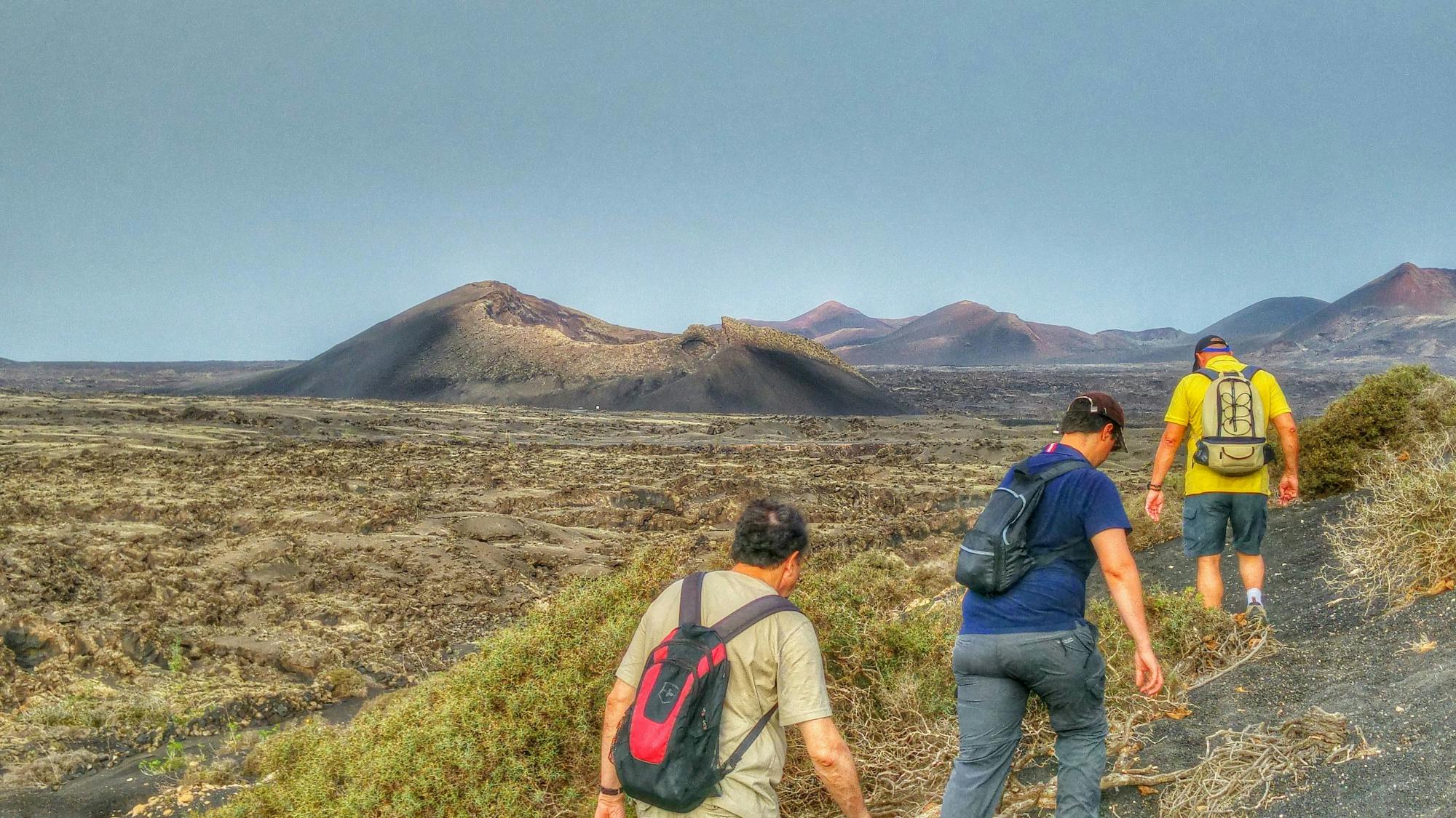Wycieczka piesza do Parku Naturalnego Los Volcanes od południa