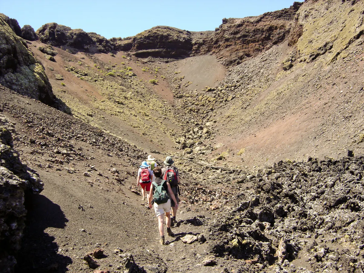 Los Volcanes Natural Park Hiking Tour from the South