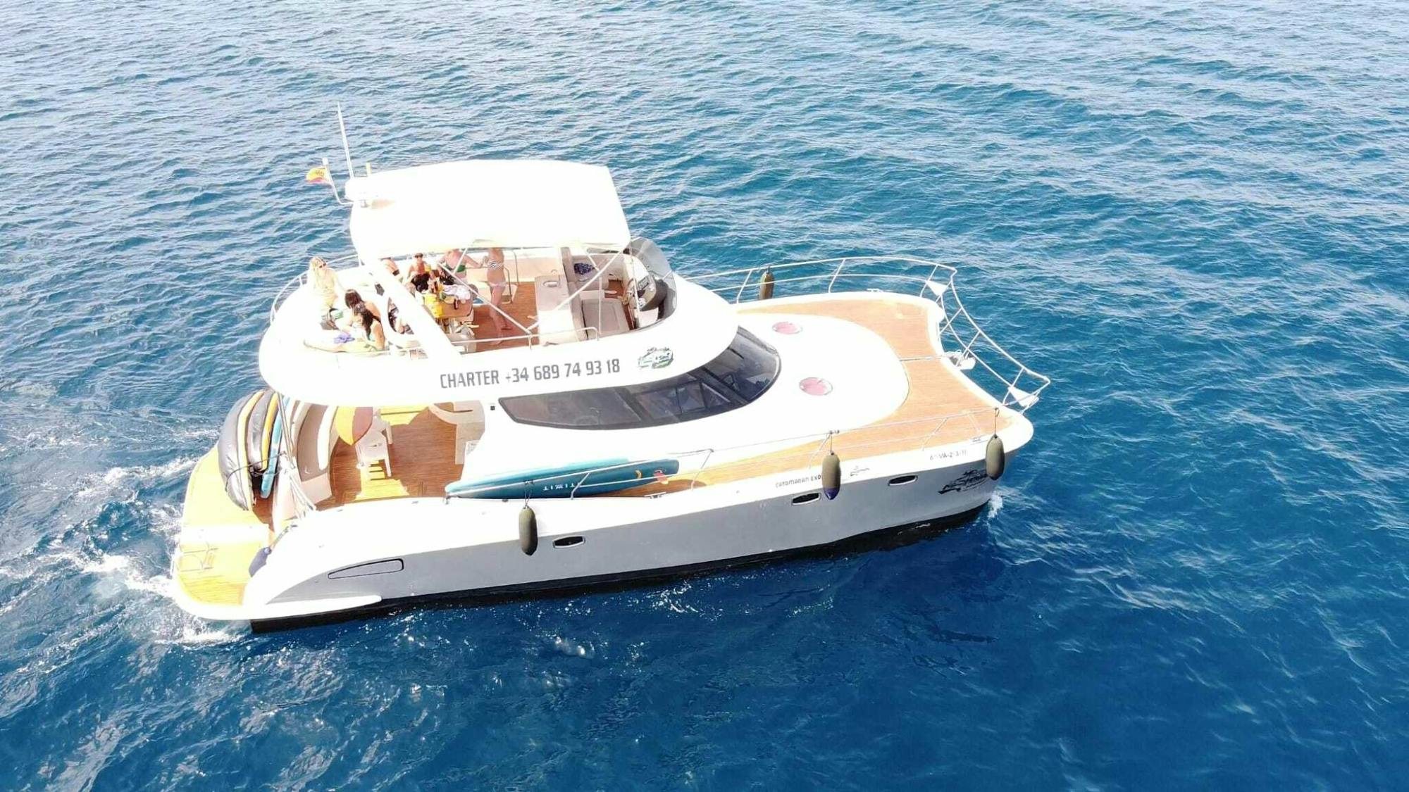 Small group catamaran cruise with water sports and transport