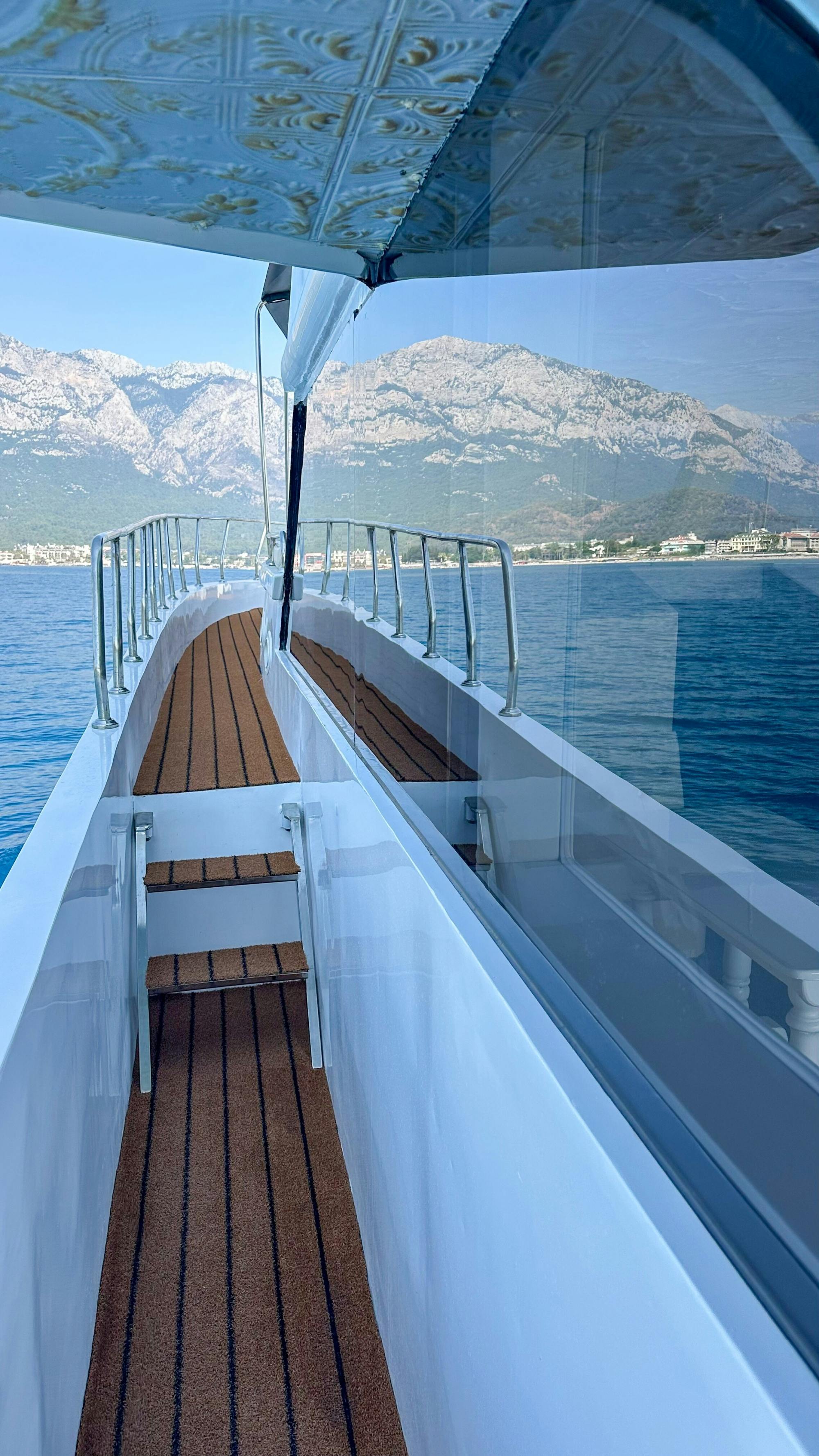 Full day small-group deluxe yacht cruise from Kemer