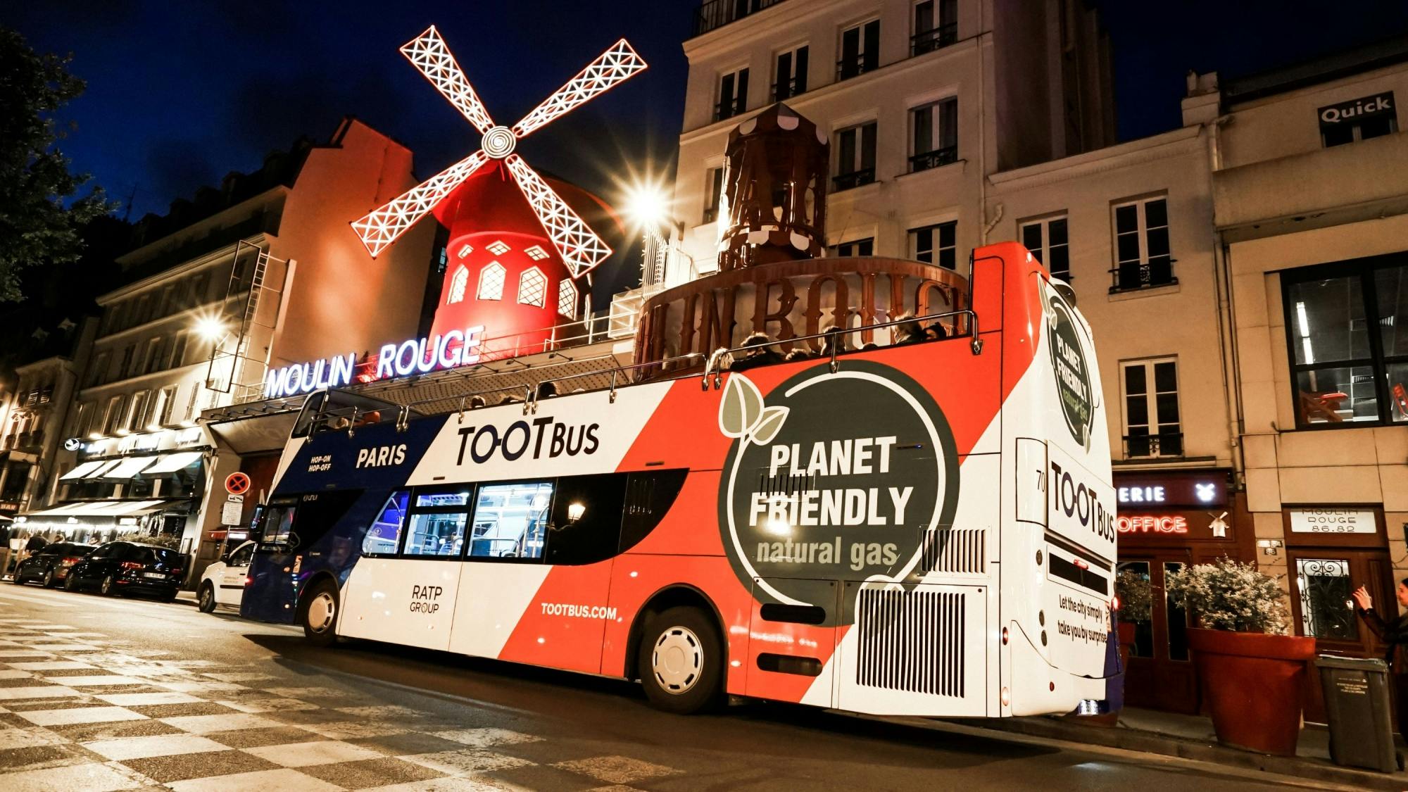 Tootbus Paryż nocą - wycieczka autobusowa