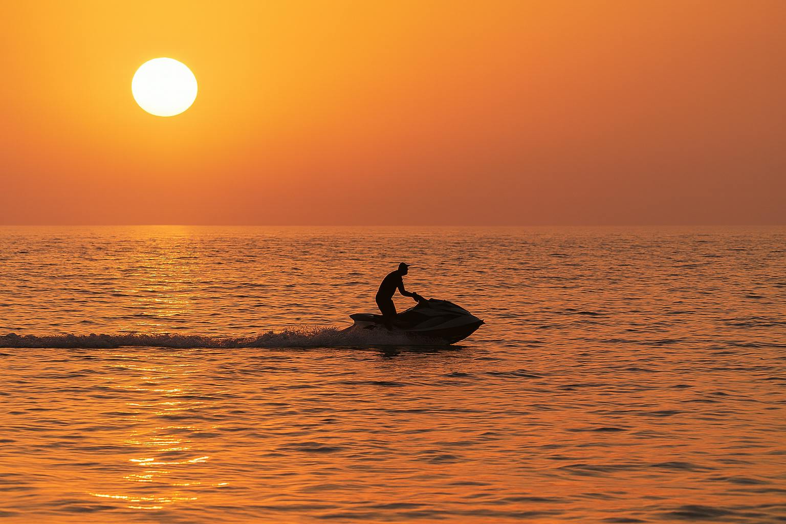 Sunset jet ski guided tour to Lérins Islands