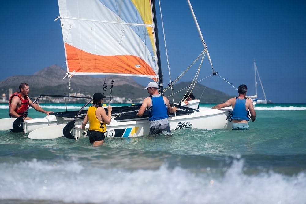 Catamaran cruise in Alcudia Bay