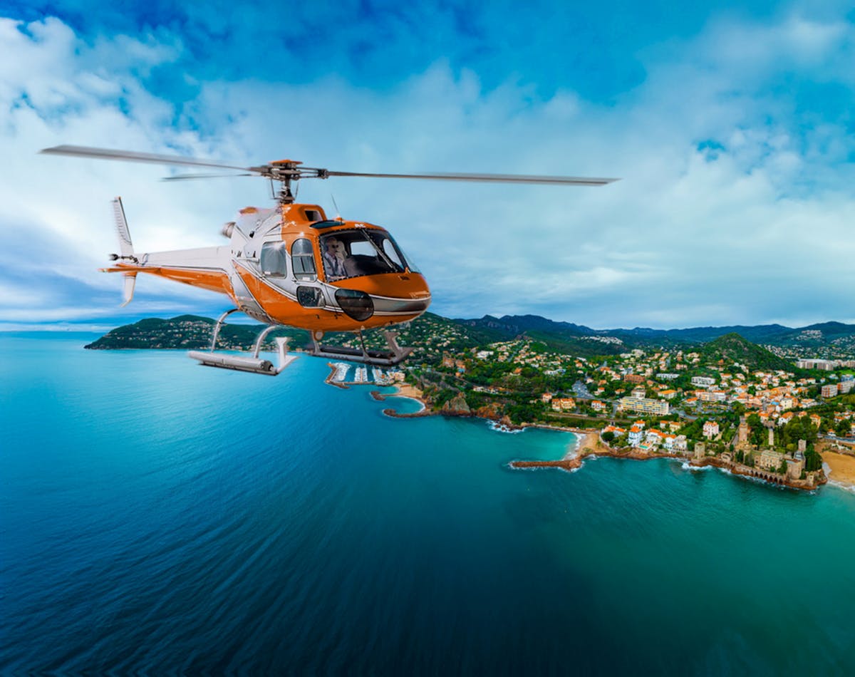 Helikoptervlucht vanaf Monaco, Saint-Tropez of Nice naar Cannes