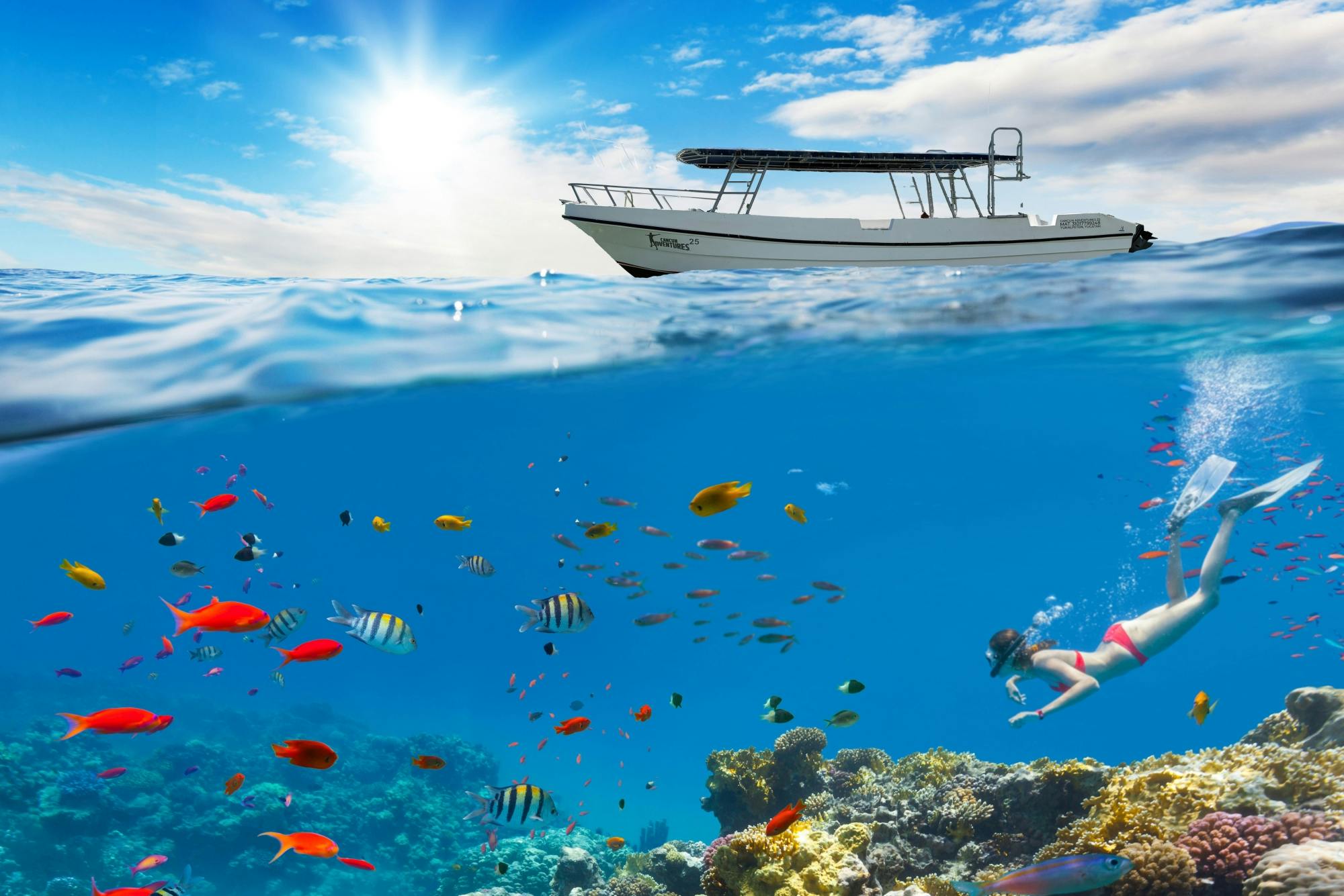 Riviera Maya half-day snorkelling tour