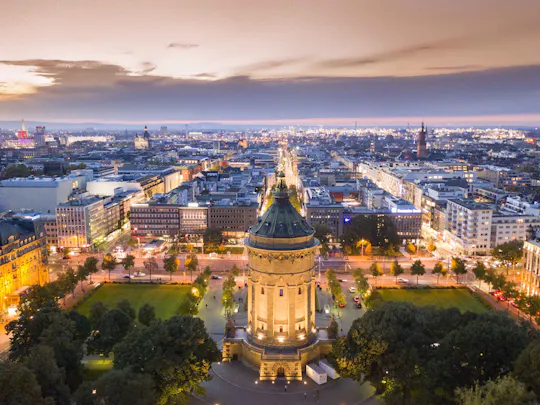 Visita guiada em áudio de Mannheim para descarregar no seu smartphone