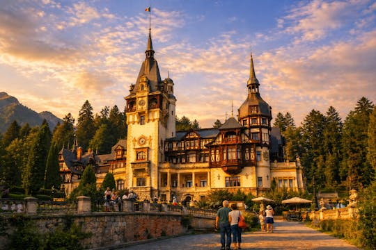 Prywatna całodniowa wycieczka do zamków Bran i Peles w Transylwanii